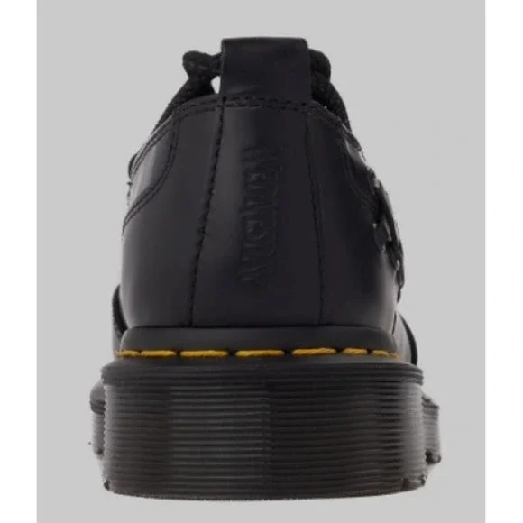 Dr. Martens x Wednesday Elphie II Mary Jane Ballet Flat Black Leather Goth NEW - Picture 5 of 6